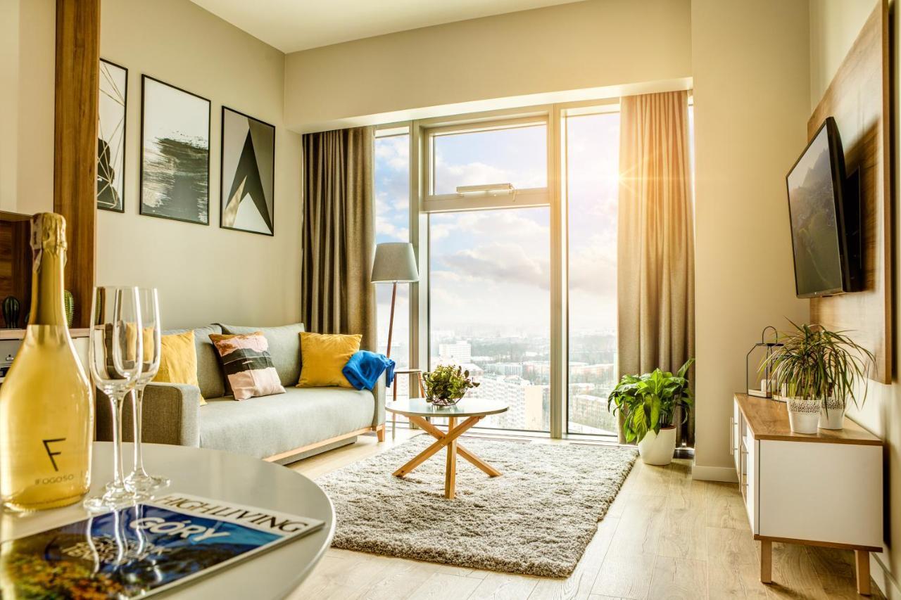 Apartamenty Sky Tower 브로츠와프 외부 사진
