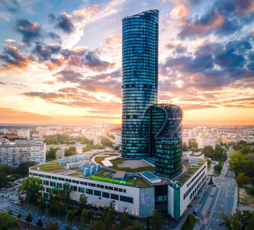 Apartamenty Sky Tower 브로츠와프 외부 사진