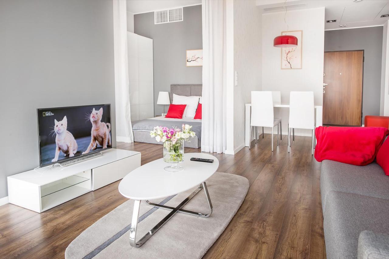 Apartamenty Sky Tower 브로츠와프 외부 사진