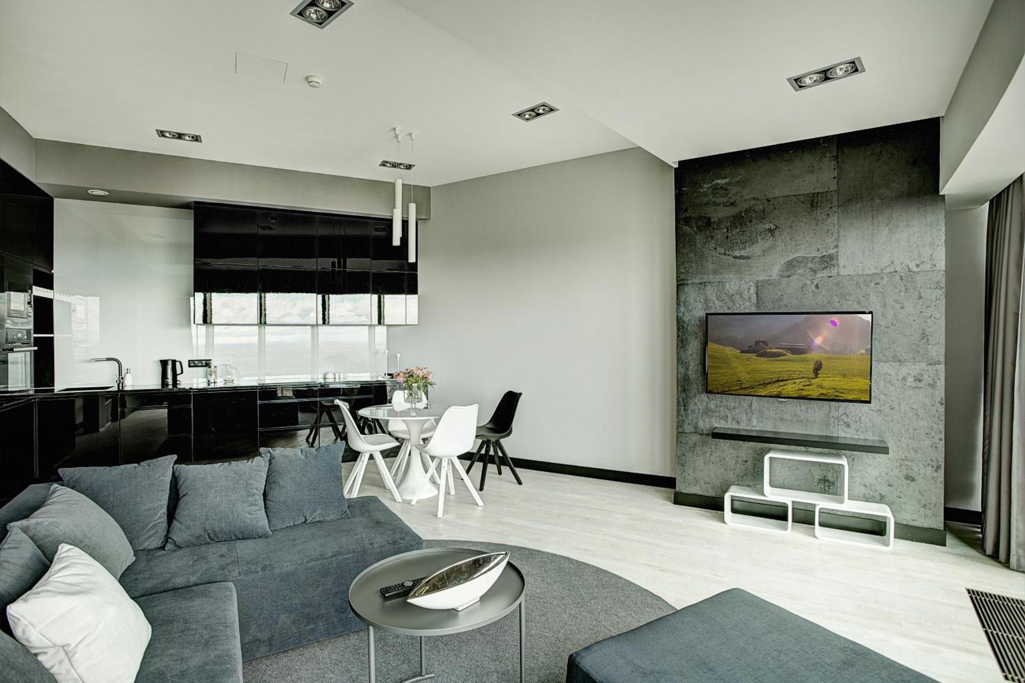 Apartamenty Sky Tower 브로츠와프 외부 사진